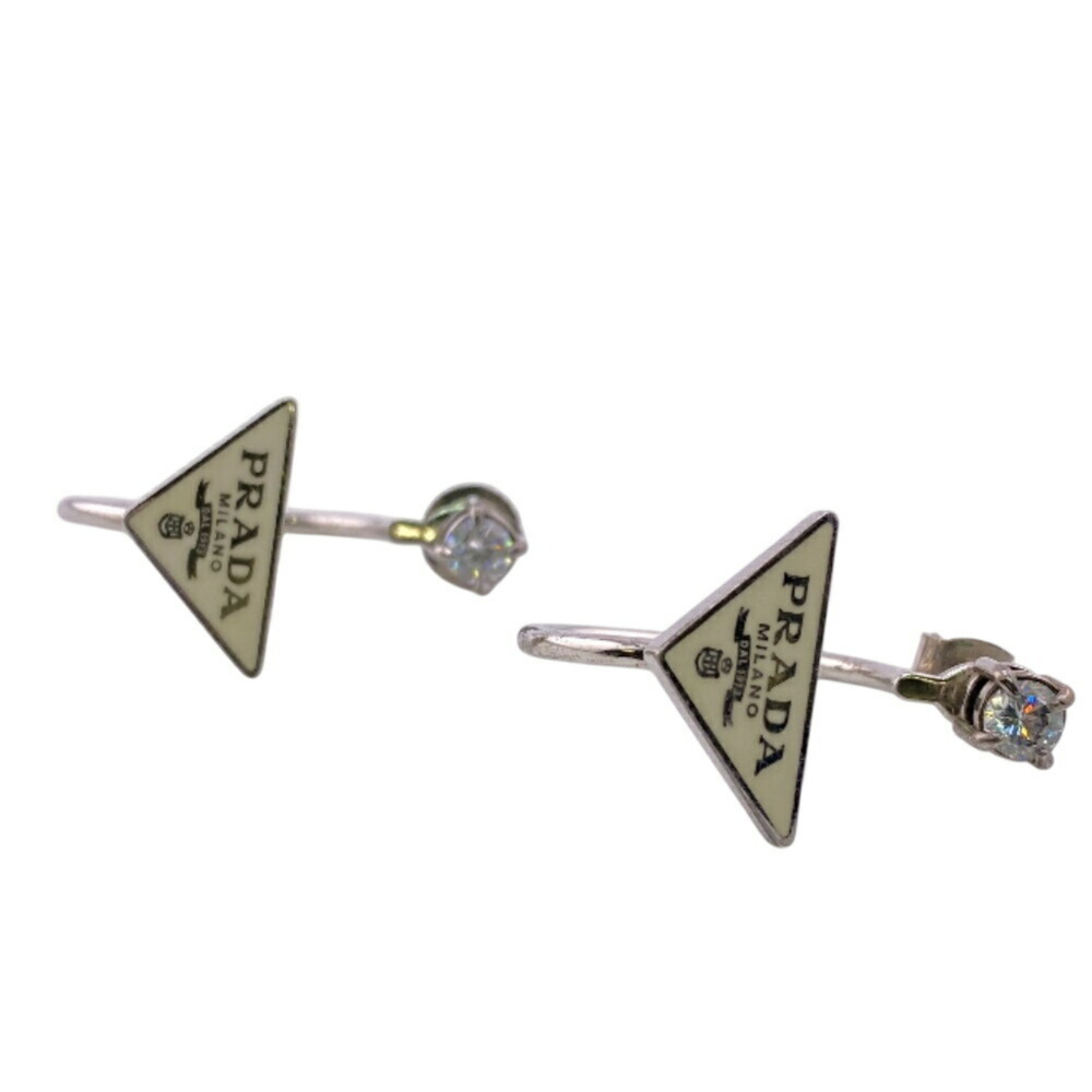 PRADA Silver Earrings